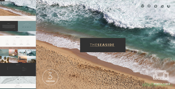 Seaside - One Page HTML Template