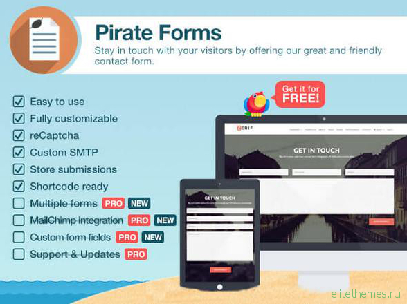 Pirate Forms Pro v1.5.1 – Contact Form Plugin for WordPress