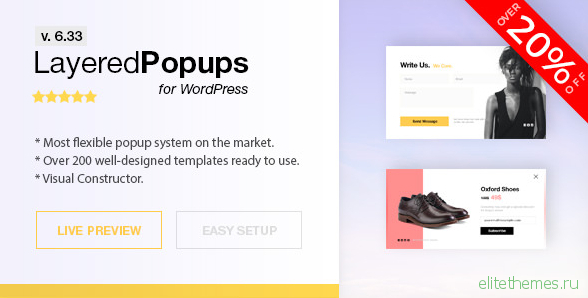 Layered Popups v6.33 – Popup Plugin for WordPress