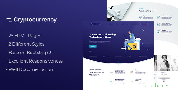 CryptoCurrency - HTML Template