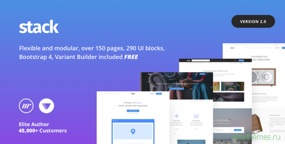 Stack v2.0.2 - Multi-Purpose HTML with Page Builder