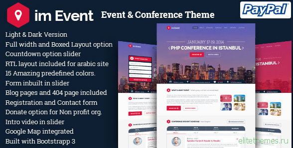 im Event v3.1.9 - Event & Conference WordPress Theme
