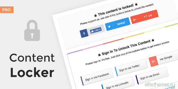 Content Locker Pro v1.0.15 - Premium WordPress Plugin