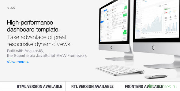 Clip-Two v2.5.5 - Bootstrap Admin Template with AngularJS