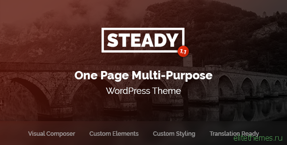 Steady v1.1 - One Page Multi-Purpose WordPress Theme