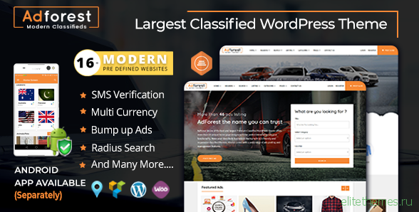 AdForest v3.2.8 - Classified Ads WordPress Theme