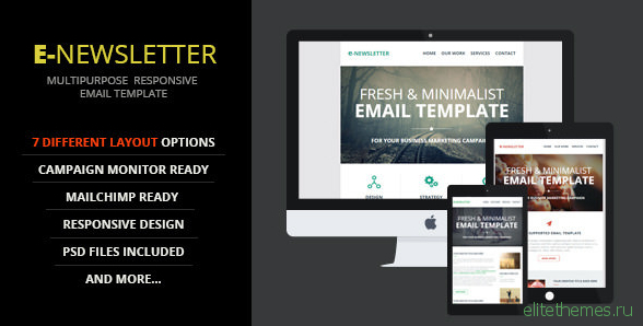 E-Newsletter v1.0 - Multipurpose Email Template