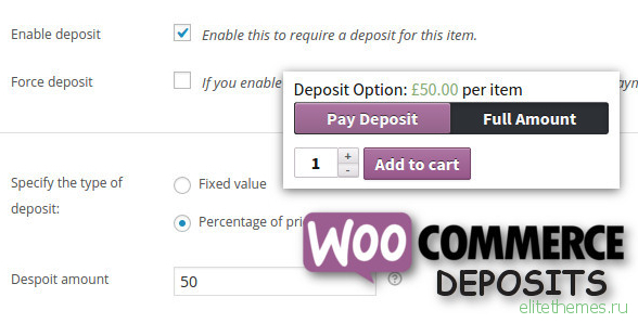 WooCommerce Deposits v2.2.6 – Partial Payments Plugin