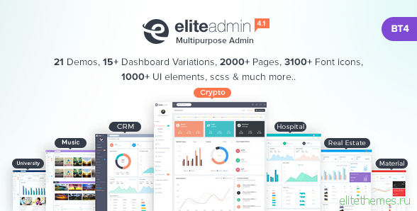 Elite Admin v4.0 - Multipurpose Bootstrap 4 Admin Template