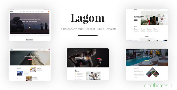 Lagom - A Responsive Multi Concept HTML5 Template