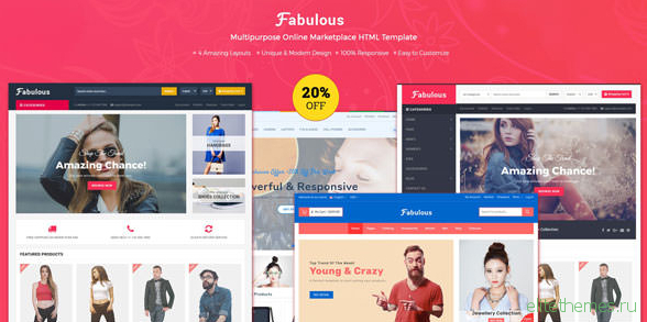 Fabulous - Multipurpose eCommerce HTML Template