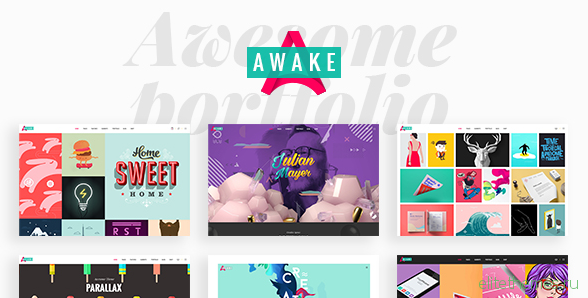 Awake v1.3 - A Vibrant and Fresh Portfolio Theme