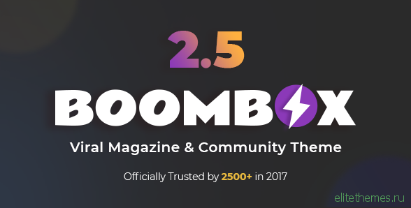 BoomBox v2.5.5 - Viral Magazine WordPress Theme