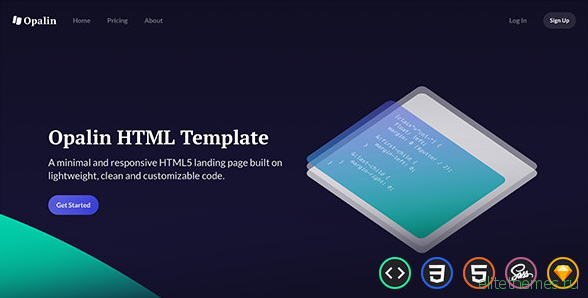 Opalin - Startup HTML Template
