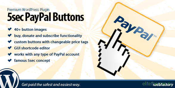 5sec PayPal Buttons v1.2.0