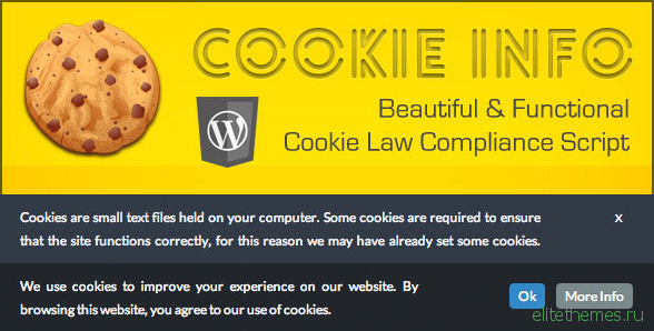 Cookie Info WP v1.4 - Cookie Law Compliance Script