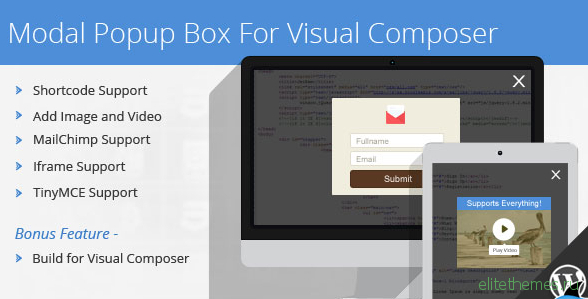 Modal Popup Box For Visual Composer v1.4.8
