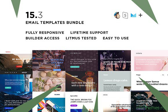 15 Email templates bundle III
