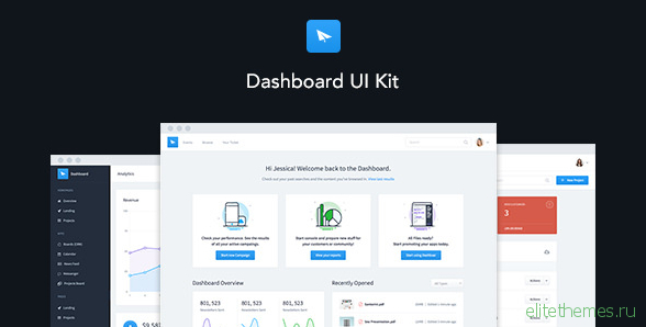 Dashboard UI Kit v2.1 - Admin Dashboard Template & UI Framework