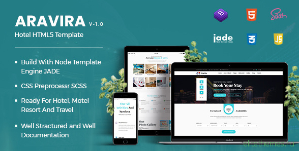 Aravira - Hotel HTML Template