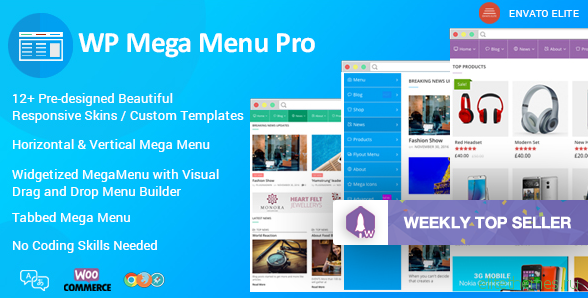 WP Mega Menu Pro v1.1.3 – Responsive Mega Menu Plugin