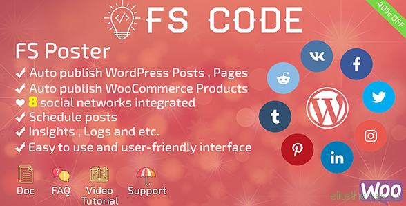 FS Poster v1.9.8 – WordPress auto poster & scheduler