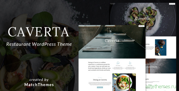 Caverta v1.1.0 - Fine Dining Restaurant WordPress Theme