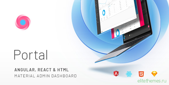 Portal - Angular, React & HTML Material Admin Template