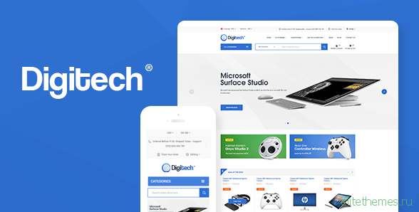 Digitech v1.0 - Technology Theme for WooCommerce WordPress