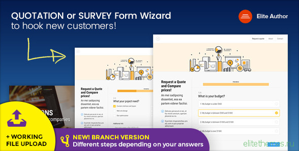 QUOTE v1.6 - Quotation or Survey Form Wizard