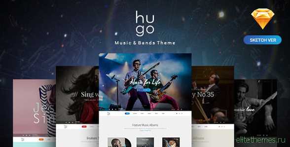 Hugo - Music & Bands Sketch Templates