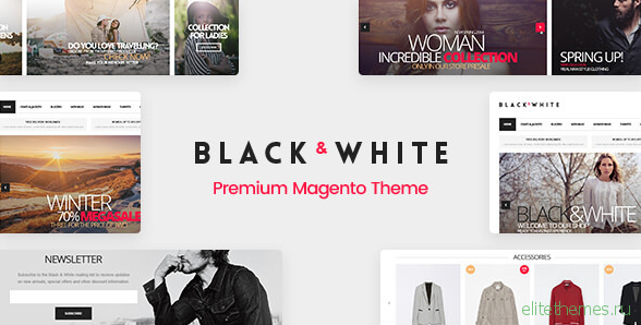 Black&White - Responsive Magento 2.2.x and Magento 1 Theme