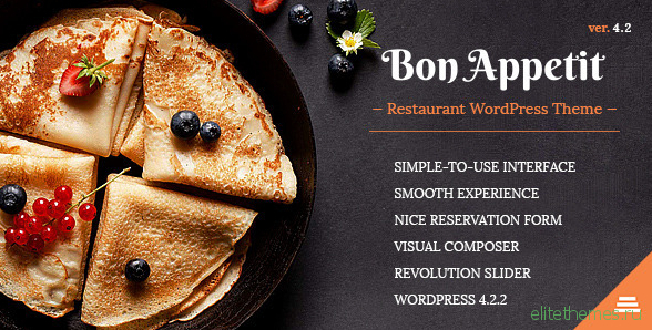 Bon Appetit v4.5 - Restaurant WordPress Theme