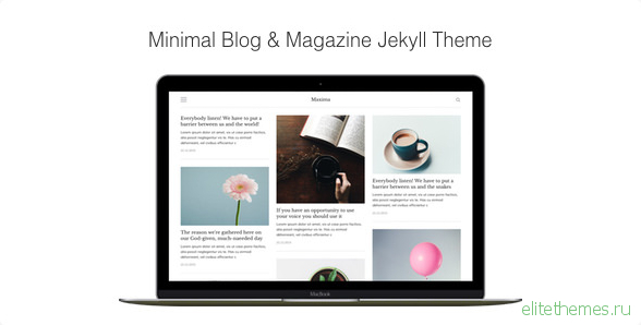 Maxima - Minimal Blog and Magazine Jekyll Theme