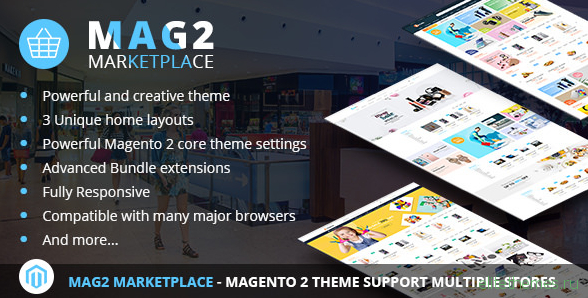 Mag2 Marketplace - Magento 2 Theme Support Multiple Stores
