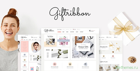 Gift Ribbon - Modern Accessory, Minimal, Gift & Sourvenir Prestashop Theme