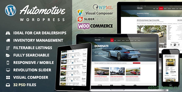 Automotive v9.4 - Car Dealership Business WordPress Theme