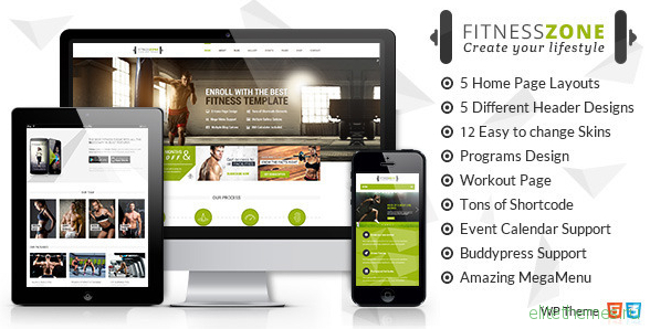 Fitness Zone v3.6 - Sports, Health, Gym & Fitness Theme