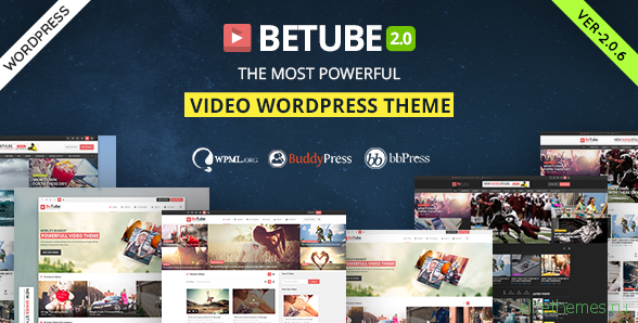 Betube v2.0.6 - Video WordPress Theme
