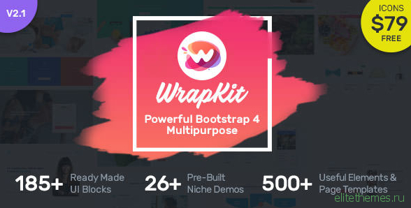 WrapKit v2.1 - Bootstrap 4 Multipurpose Template