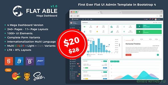 Flat Able - Bootstrap 4 Admin Template