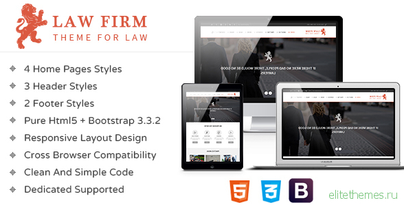 Law Firm - Responsive HTML Template