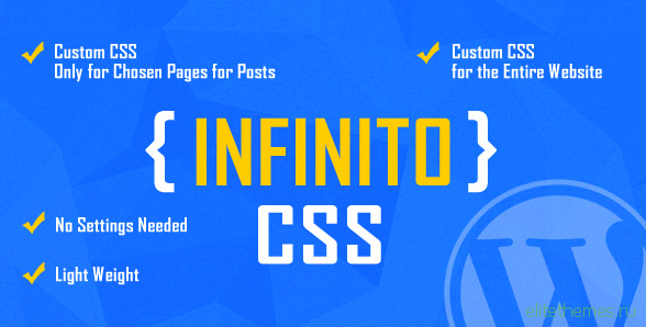 INFINITO v1.0 – Custom CSS for Chosen Pages and Posts