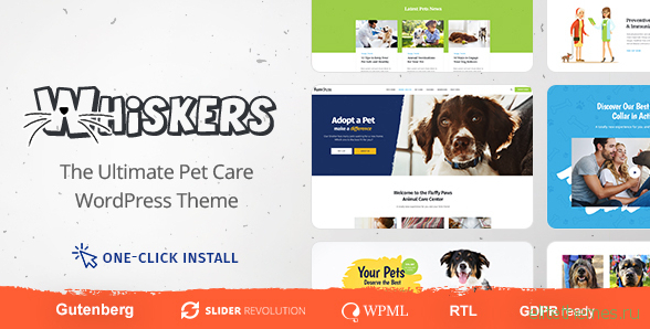 Whiskers v1.0 - Pets Store, Vet Clinic, Animal Adoption