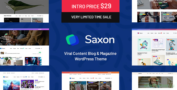 Saxon v1.3.1 - Viral Content Blog & Magazine Theme