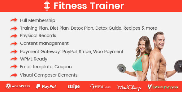 Fitness Trainer v1.2.1 – Training Membership Plugin