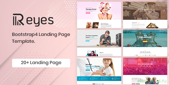 Reyes - Bootstrap 4 Landing Page Template