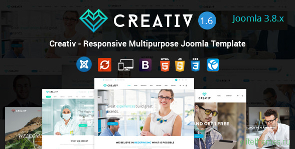 Creativ v1.6 - Responsive Multipurpose Joomla Template