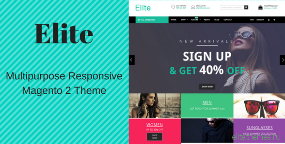 Elite - Fashion Store Responsive Magento 2 Theme