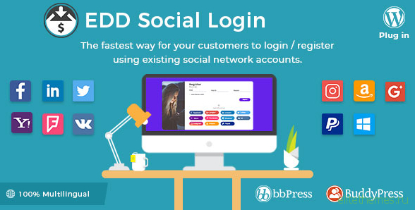 Easy Digital Downloads – Social Login v2.1.8